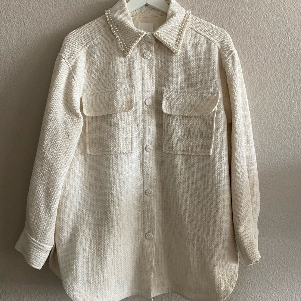 Threaded pearl shacket